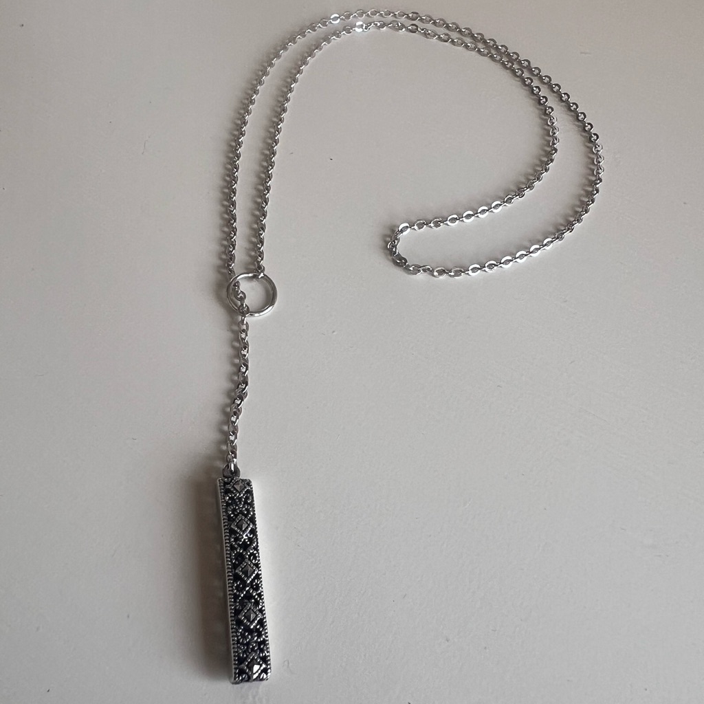 Judith Jack Marcasite Lariat Necklace 39$